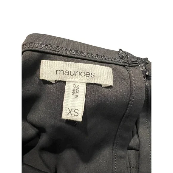 Maurices Gray Traveler Jumpsuit XS Tapered Jogger Athleisure Pockets - Picture 8 of 16